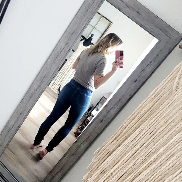 Judy Blue High Rise Dark Wash Button Fly Skinny Jeans Size 0(24) - Picture 9 of 17